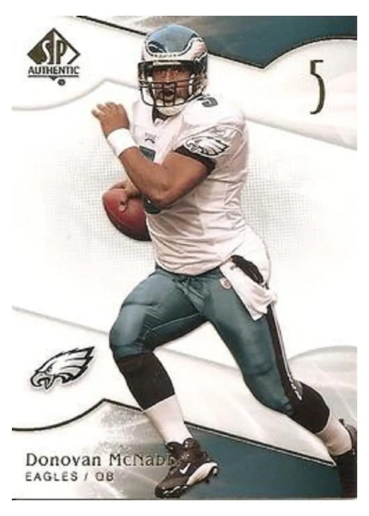 2009 SP Authentic Donovan McNabb #9 card