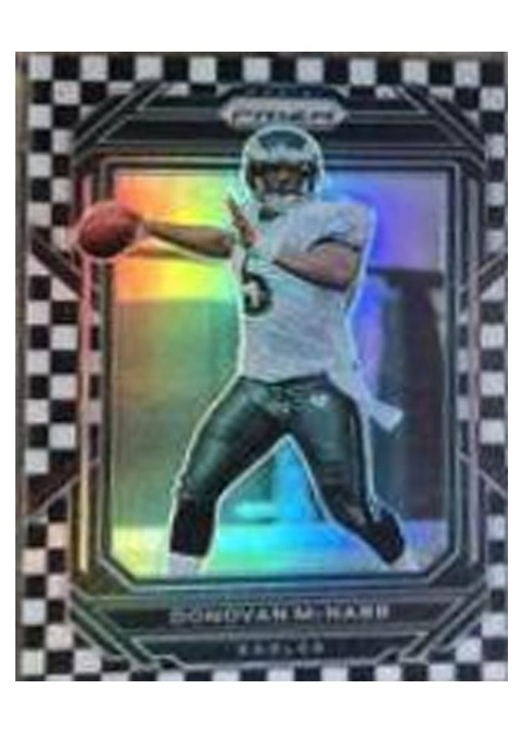 2022 Panini Prizm Base Set Donovan McNabb Black White Checker #242 card