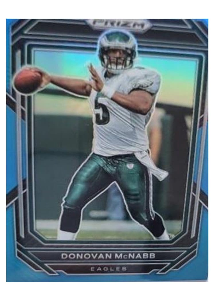2022 Panini Prizm Base Set Donovan McNabb Blue #242 card