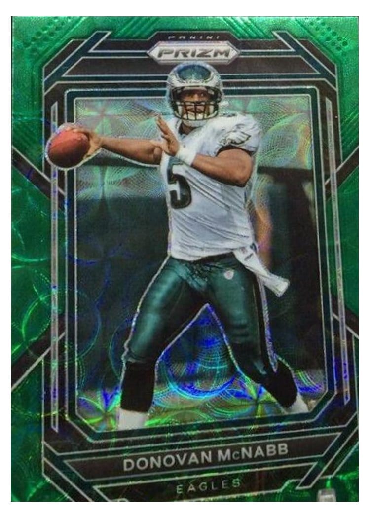 2022 Panini Prizm Base Set Donovan McNabb Green Scope #242 card