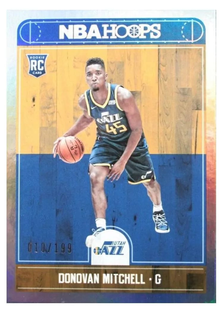 2017 Panini Hoops Donovan Mitchell #263 card