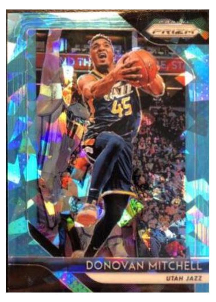 2018-19 Panini Prizm Base Set Donovan Mitchell #143 card
