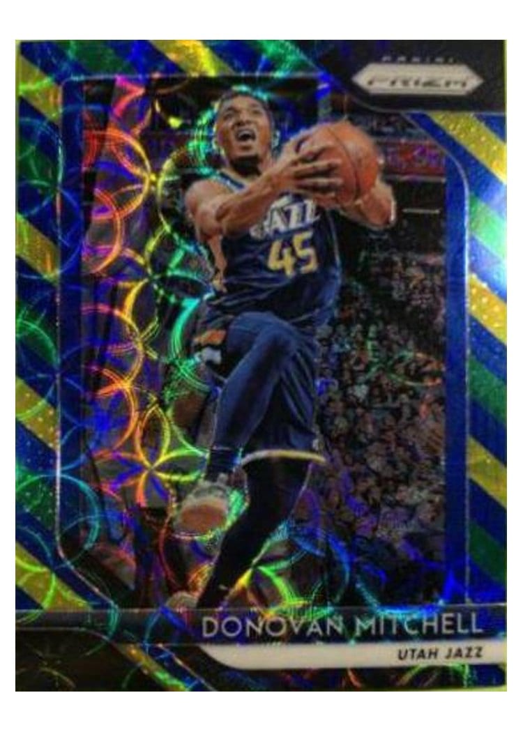 2018-19 Panini Prizm Base Set Donovan Mitchell #143 card