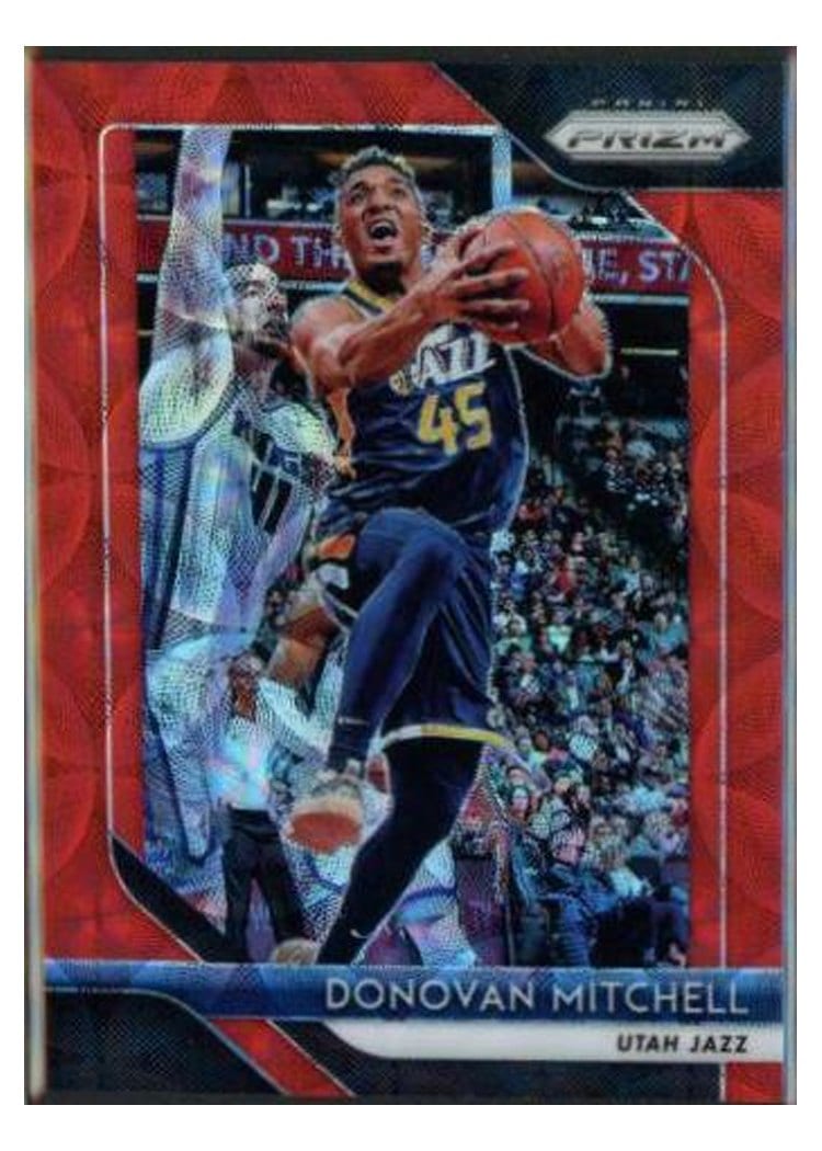 2018-19 Panini Prizm Base Set Donovan Mitchell #143 card
