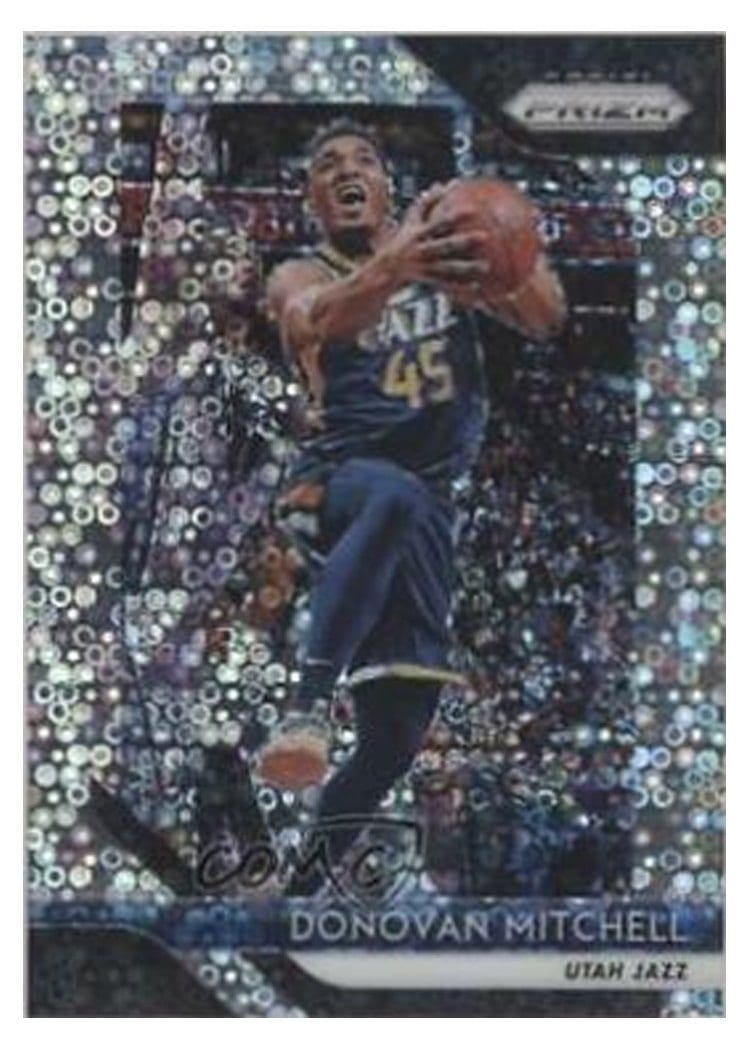 2018-19 Panini Prizm Base Set Donovan Mitchell #143 card