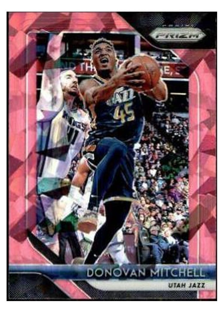 2018-19 Panini Prizm Base Set Donovan Mitchell #143 card