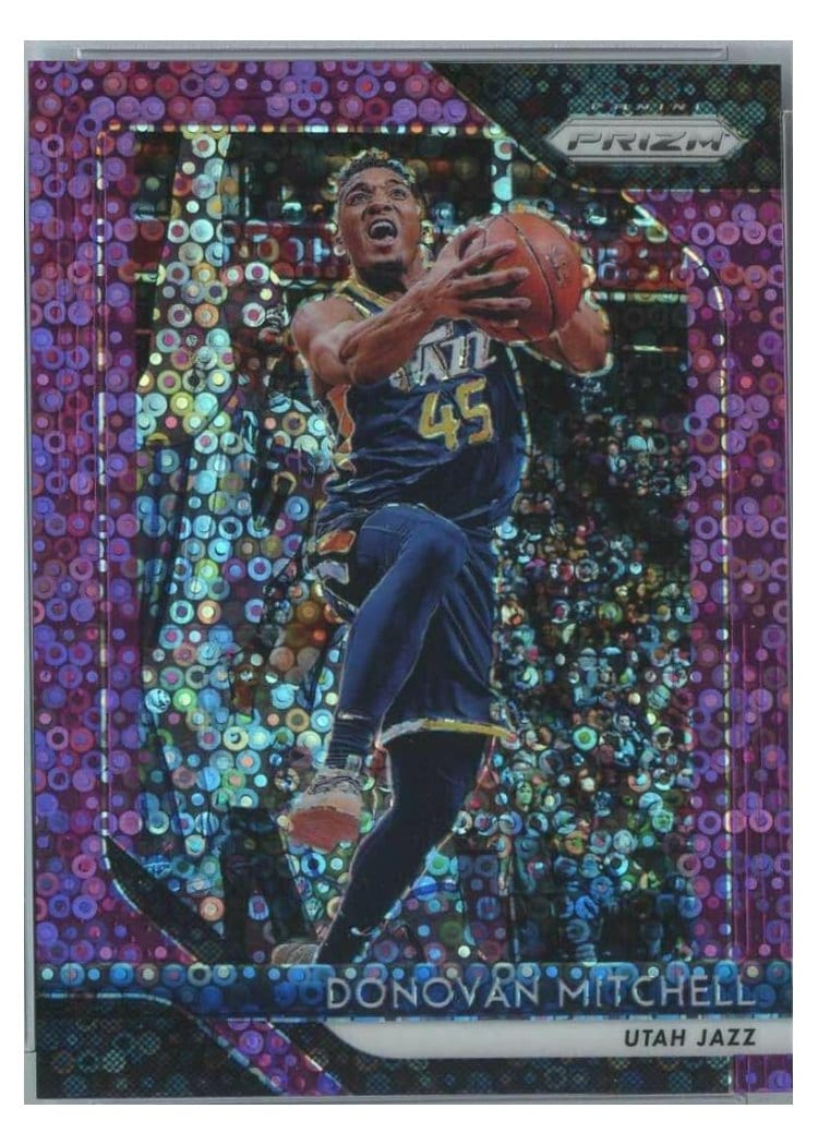 2018-19 Panini Prizm Base Set Donovan Mitchell #143 card