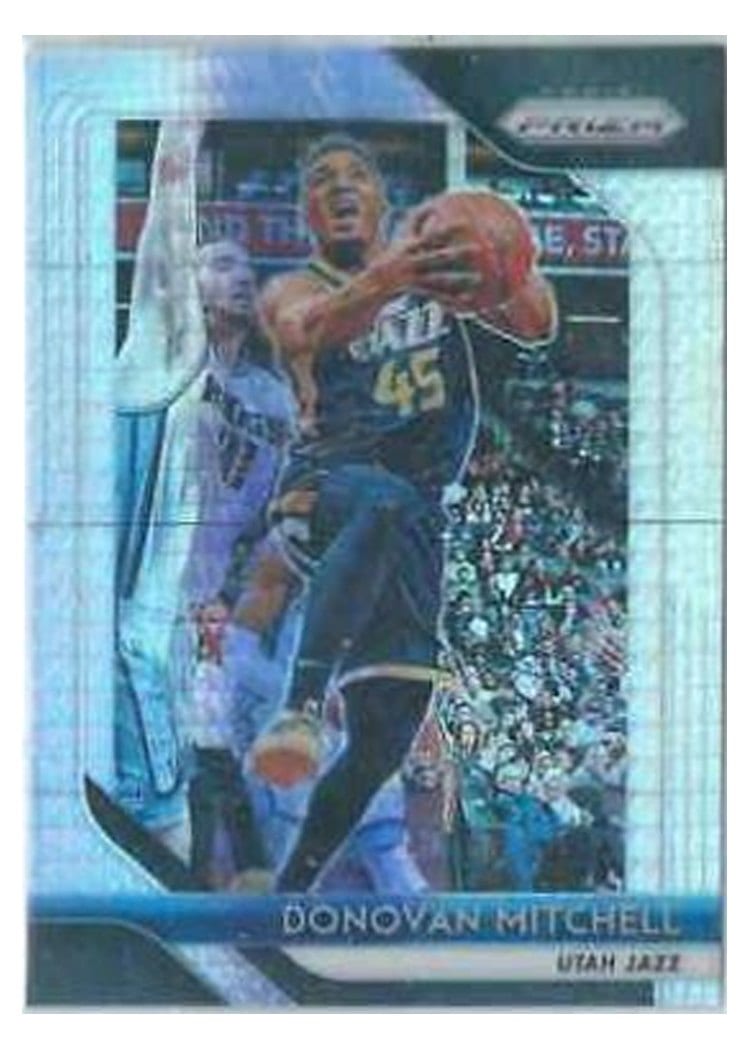 2018-19 Panini Prizm Base Set Donovan Mitchell #143 card