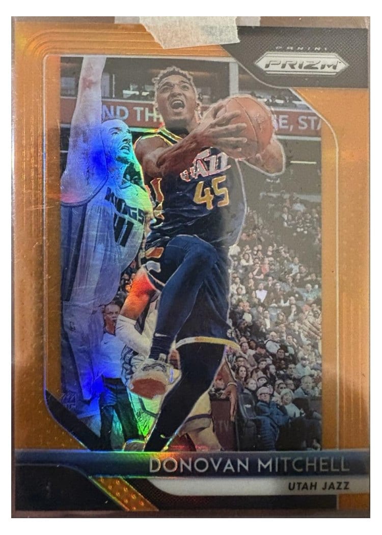 2018-19 Panini Prizm Base Set Donovan Mitchell #143 card