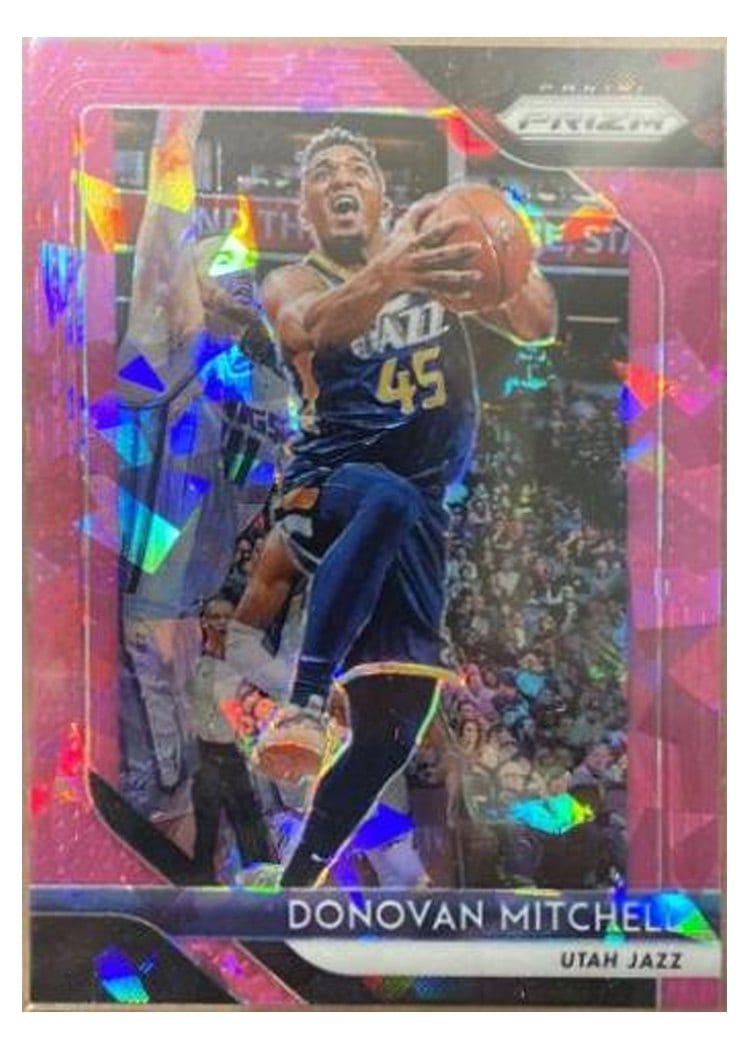 2018-19 Panini Prizm Base Set Donovan Mitchell #143 card