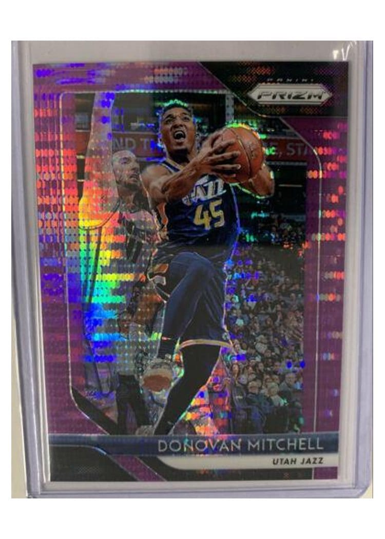 2018-19 Panini Prizm Base Set Donovan Mitchell #143 card