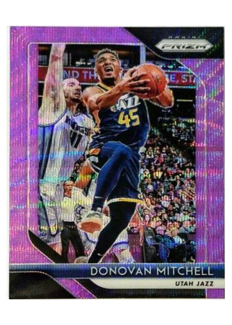 2018-19 Panini Prizm Base Set Donovan Mitchell #143 card