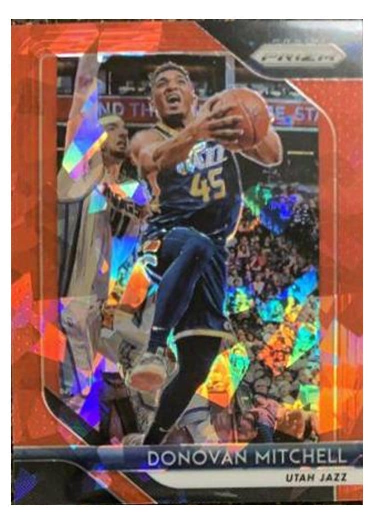 2018-19 Panini Prizm Base Set Donovan Mitchell #143 card