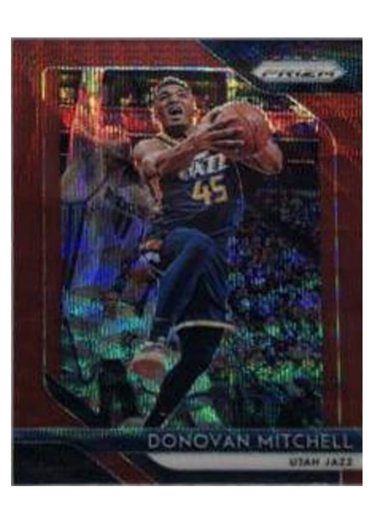 2018-19 Panini Prizm Base Set Donovan Mitchell #143 card