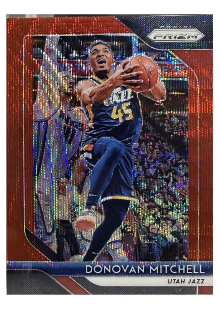 2018-19 Panini Prizm Base Set Donovan Mitchell #143 card