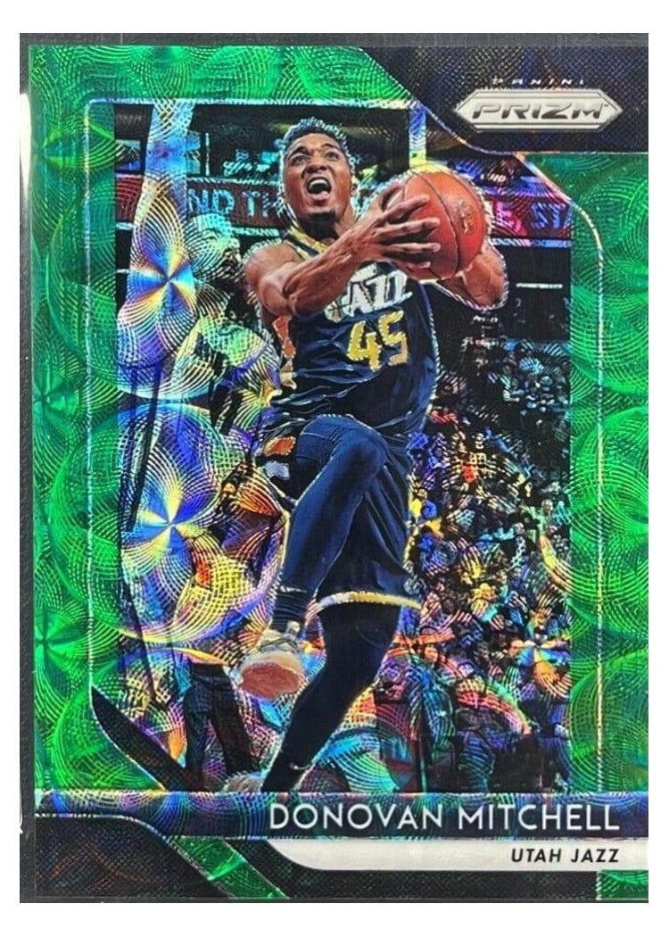 2018-19 Panini Prizm Base Set Donovan Mitchell #143 card