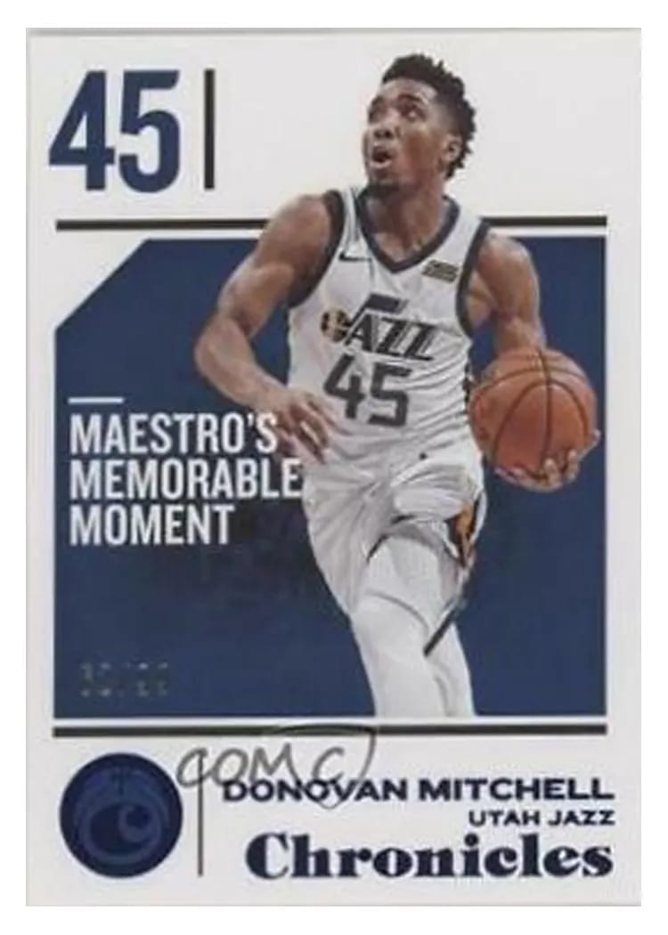 2018 Panini Chronicles Donovan Mitchell #30 card