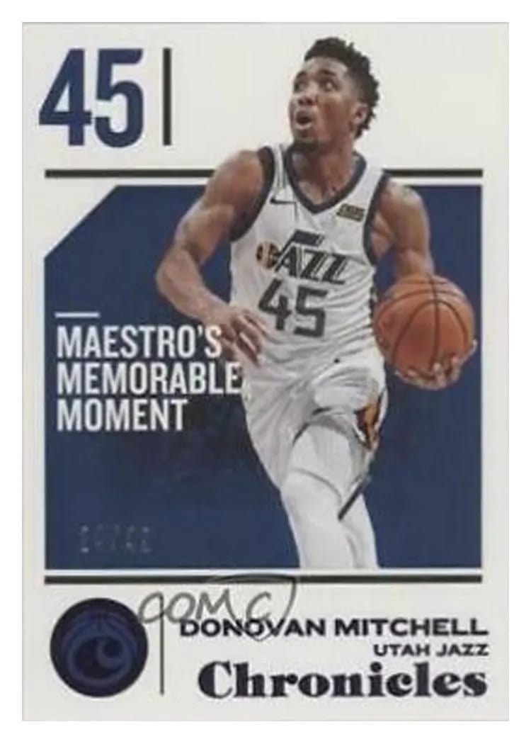 2018 Panini Chronicles Donovan Mitchell #30 card