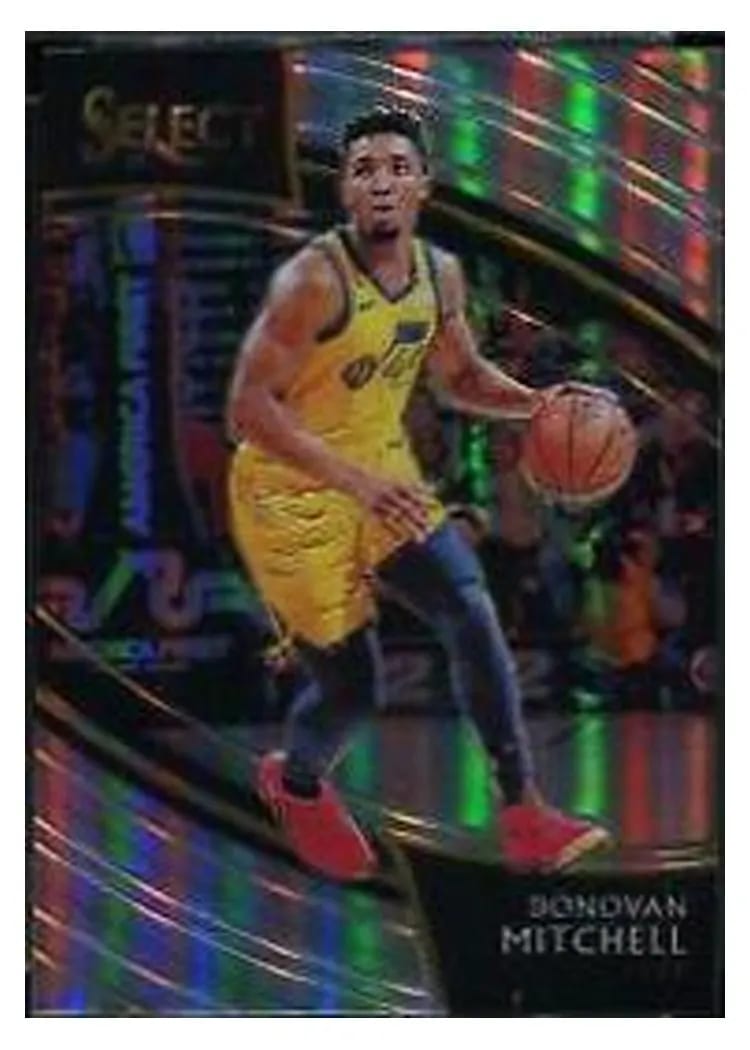 2018 Panini Select Donovan Mitchell #265 card