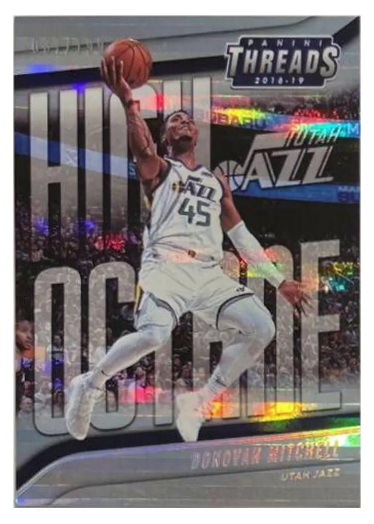 2018 Panini Threads High Octane Donovan Mitchell Premium #8 card