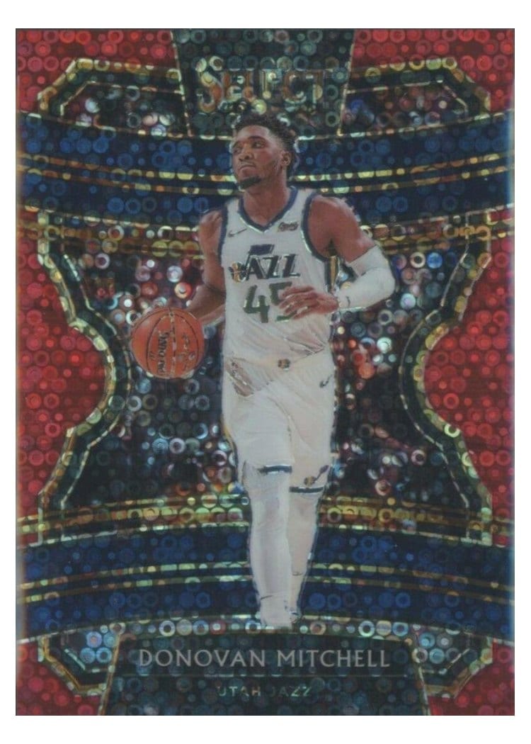 2019-20 Panini Select Base Set Donovan Mitchell #90 card
