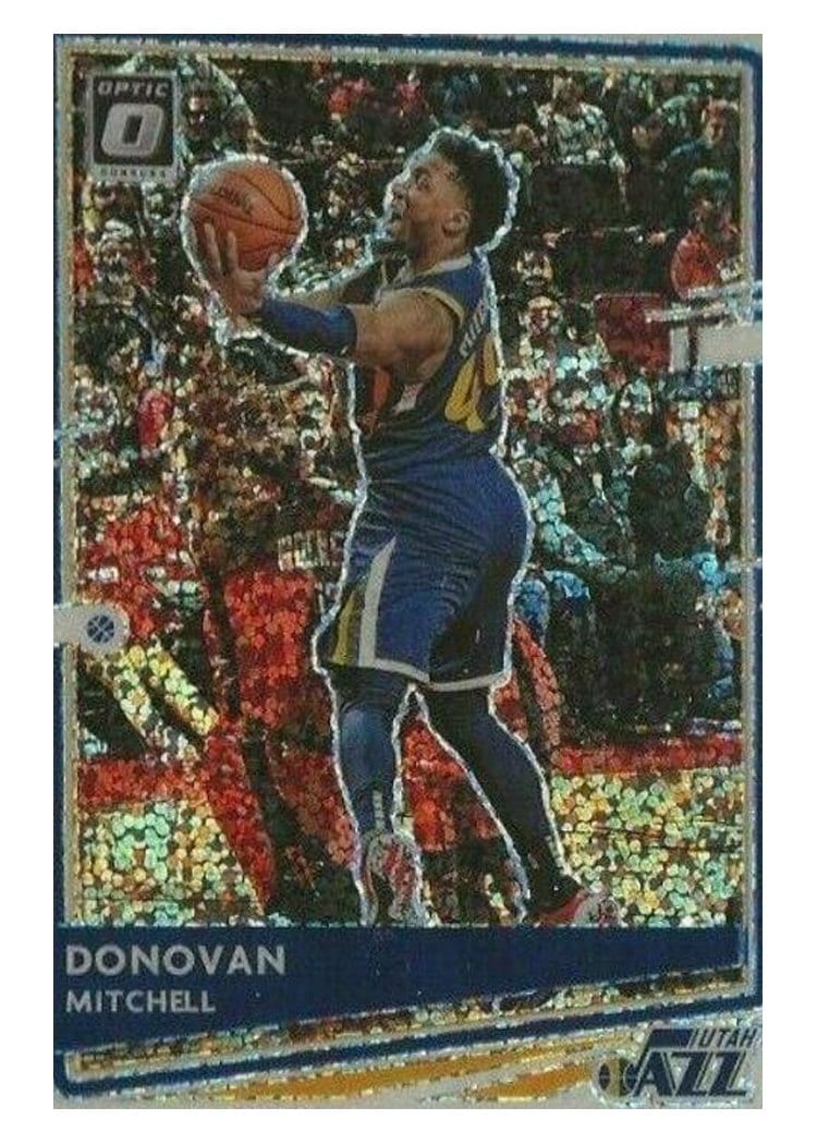 2020-21 Donruss Optic Base Set Donovan Mitchell #30 card