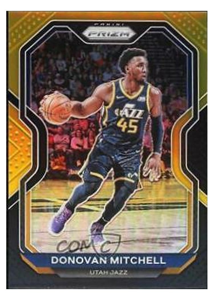 2020-21 Panini Prizm Base Set Donovan Mitchell #67 card