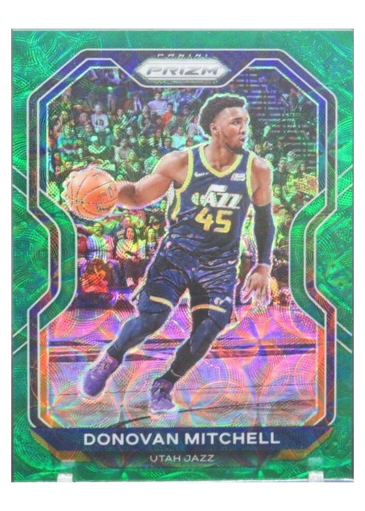 2020-21 Panini Prizm Base Set Donovan Mitchell #67 card