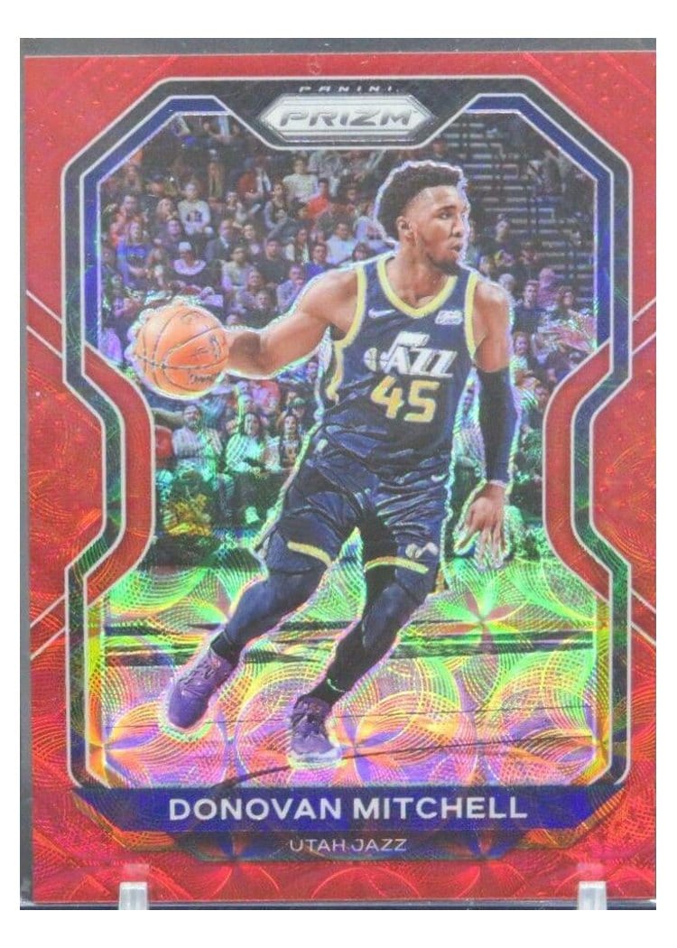 2020-21 Panini Prizm Base Set Donovan Mitchell #67 card