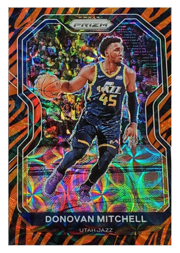 2020-21 Panini Prizm Base Set Donovan Mitchell #67 card