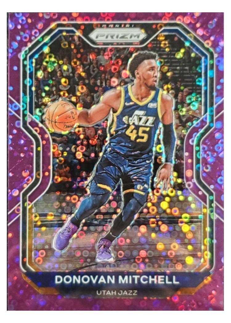 2020-21 Panini Prizm Base Set Donovan Mitchell #67 card