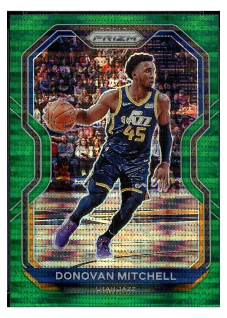2020-21 Panini Prizm Base Set Donovan Mitchell #67 card