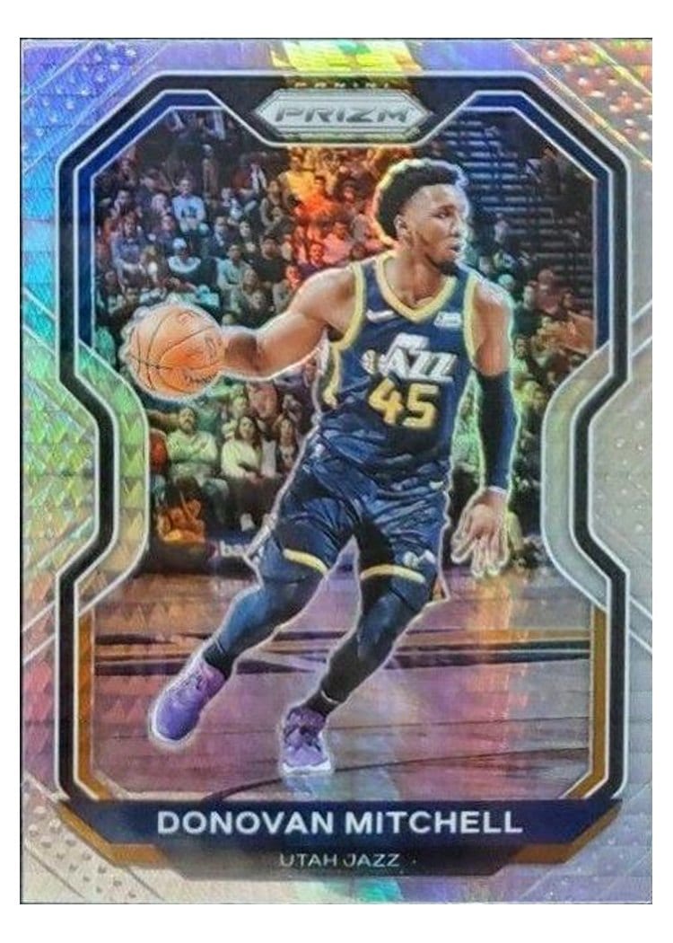 2020-21 Panini Prizm Base Set Donovan Mitchell #67 card