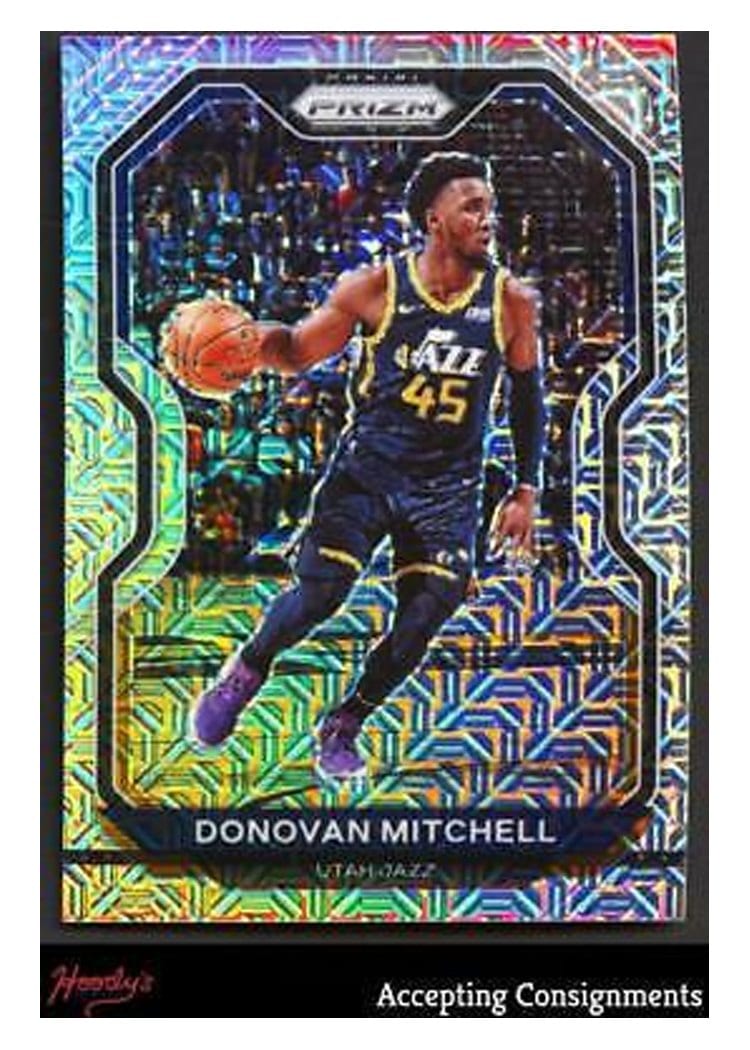 2020-21 Panini Prizm Base Set Donovan Mitchell #67 card