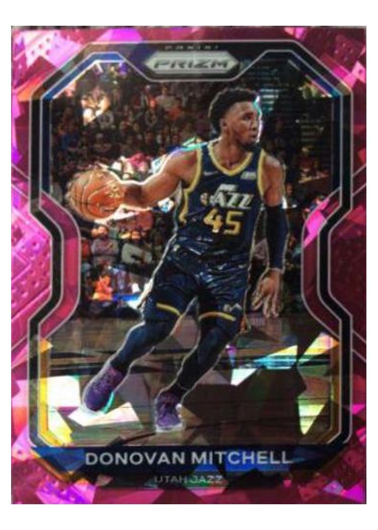 2020-21 Panini Prizm Base Set Donovan Mitchell #67 card