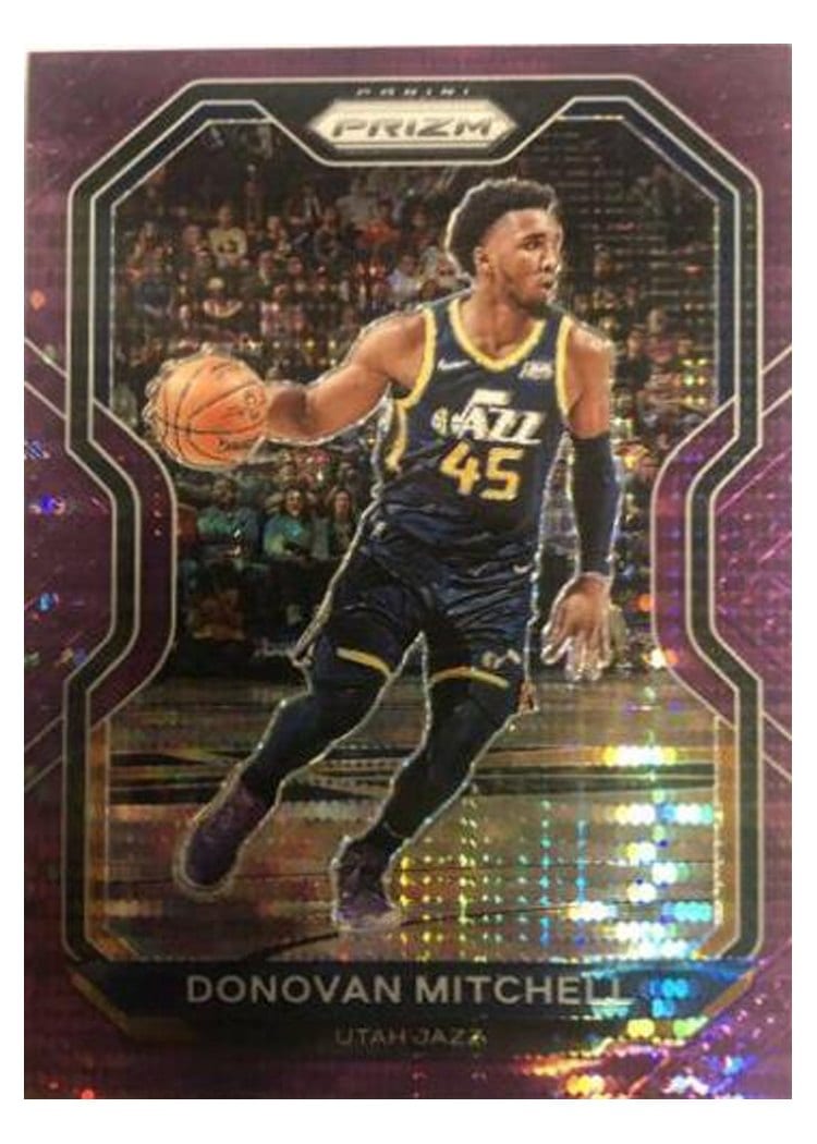 2020-21 Panini Prizm Base Set Donovan Mitchell #67 card