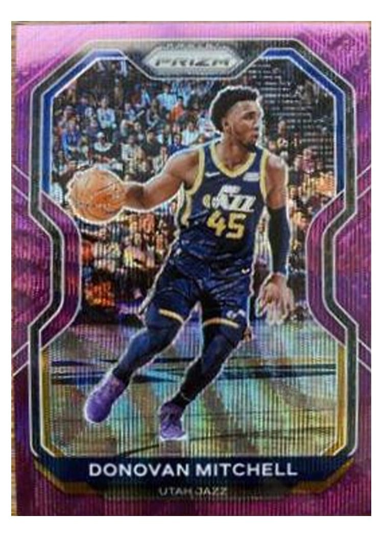 2020-21 Panini Prizm Base Set Donovan Mitchell #67 card