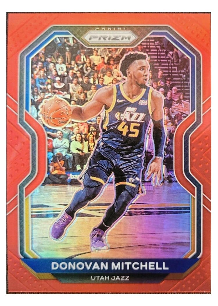 2020-21 Panini Prizm Base Set Donovan Mitchell #67 card