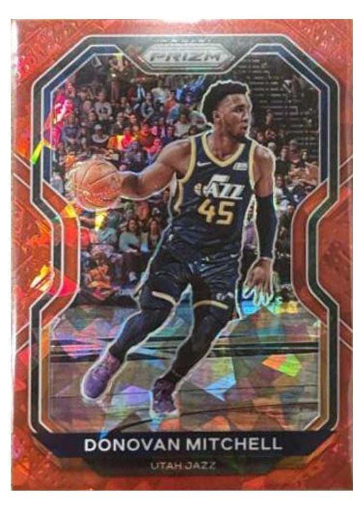 2020-21 Panini Prizm Base Set Donovan Mitchell #67 card