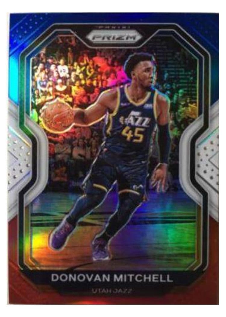 2020-21 Panini Prizm Base Set Donovan Mitchell #67 card