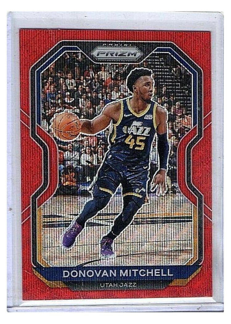 2020-21 Panini Prizm Base Set Donovan Mitchell #67 card