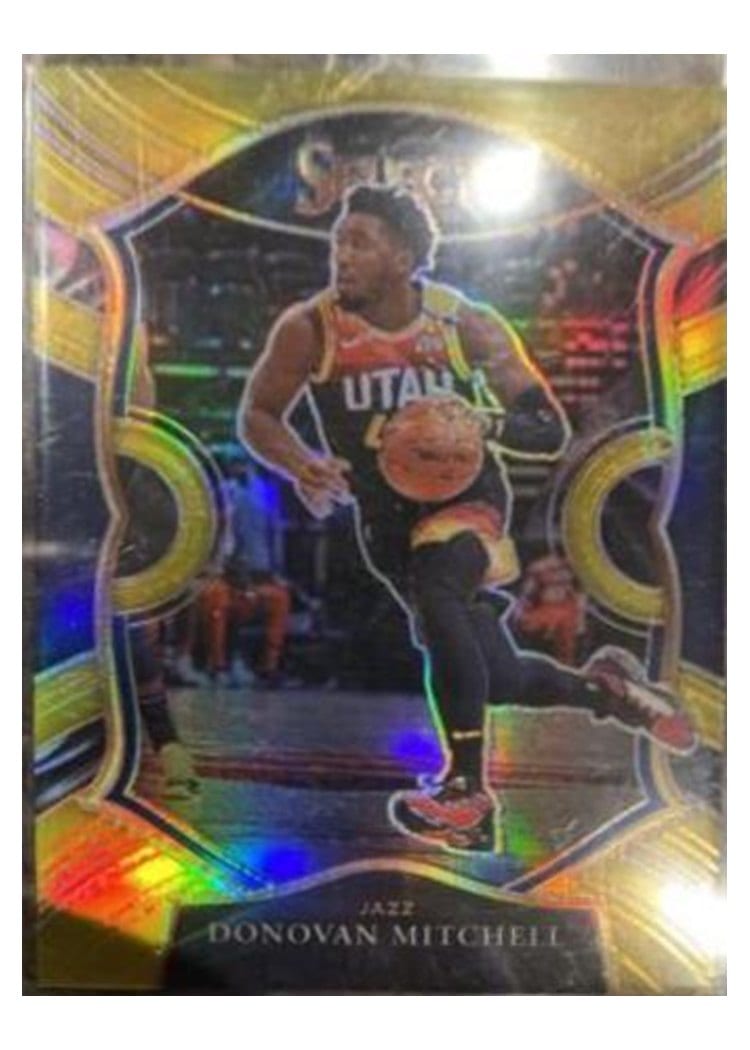 2020-21 Panini Select Base Set Donovan Mitchell #218 card