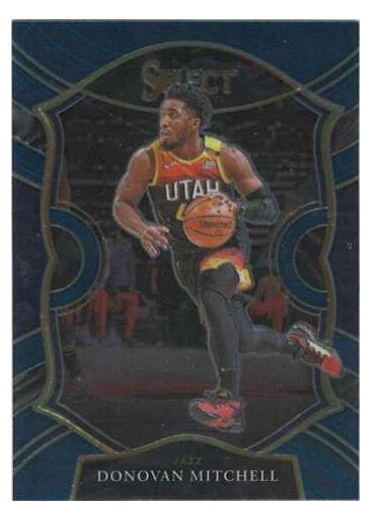 2020-21 Panini Select Base Set Donovan Mitchell #27 card