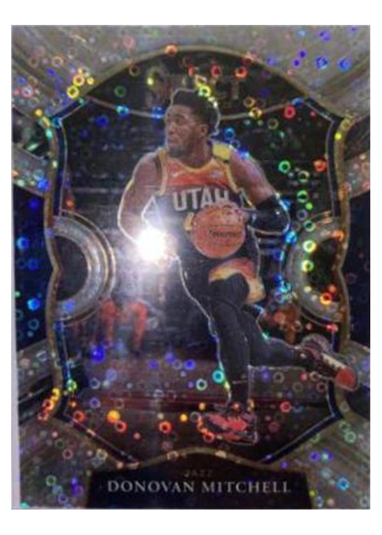 2020-21 Panini Select Base Set Donovan Mitchell #27 card