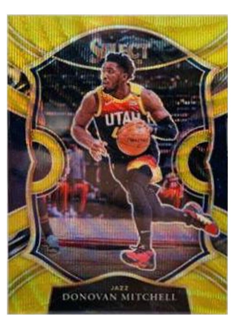 2020-21 Panini Select Base Set Donovan Mitchell #27 card