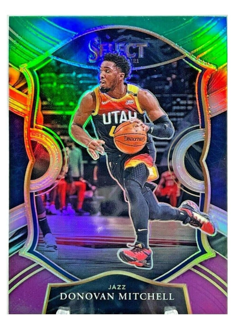 2020-21 Panini Select Base Set Donovan Mitchell #27 card