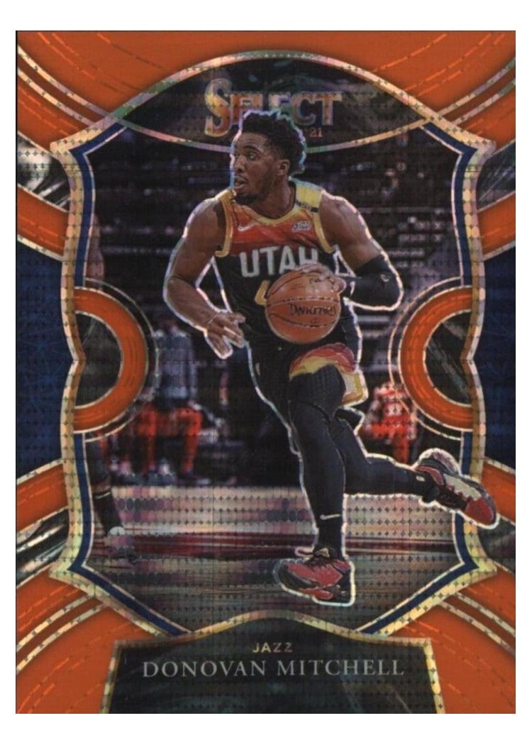 2020-21 Panini Select Base Set Donovan Mitchell #27 card