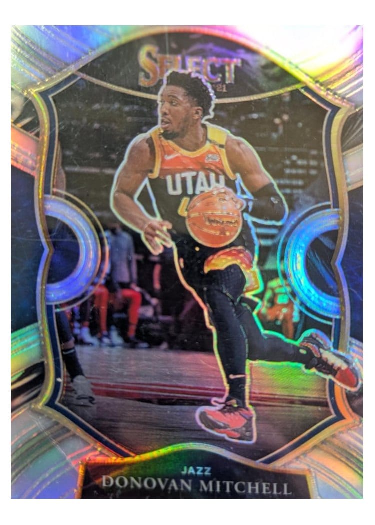 2020-21 Panini Select Base Set Donovan Mitchell #27 card