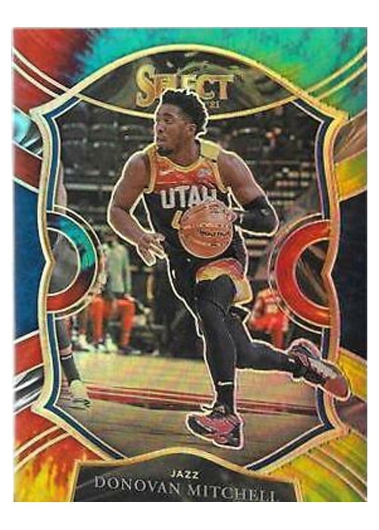 2020-21 Panini Select Base Set Donovan Mitchell #27 card