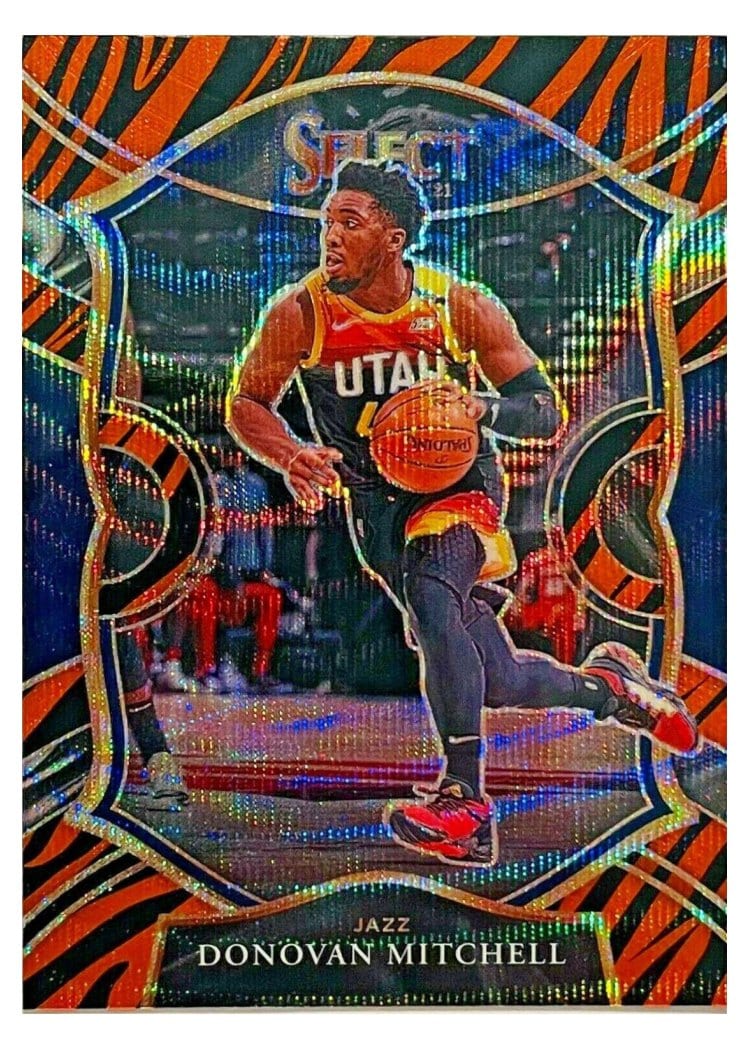 2020-21 Panini Select Base Set Donovan Mitchell #27 card